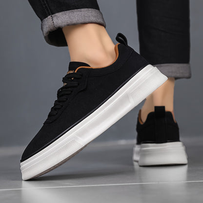 Men's Lightweight Breathable Skate Sneakers with Slip-Resistant Sole