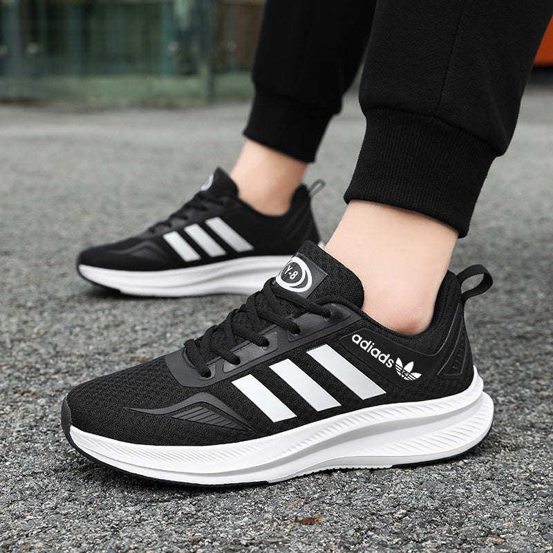 Men's Casual Low-Top Sneakers with Thick TPR Sole