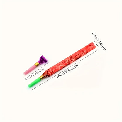 50pcs Colorful Party Blowers Noisemakers for Birthday & New Year