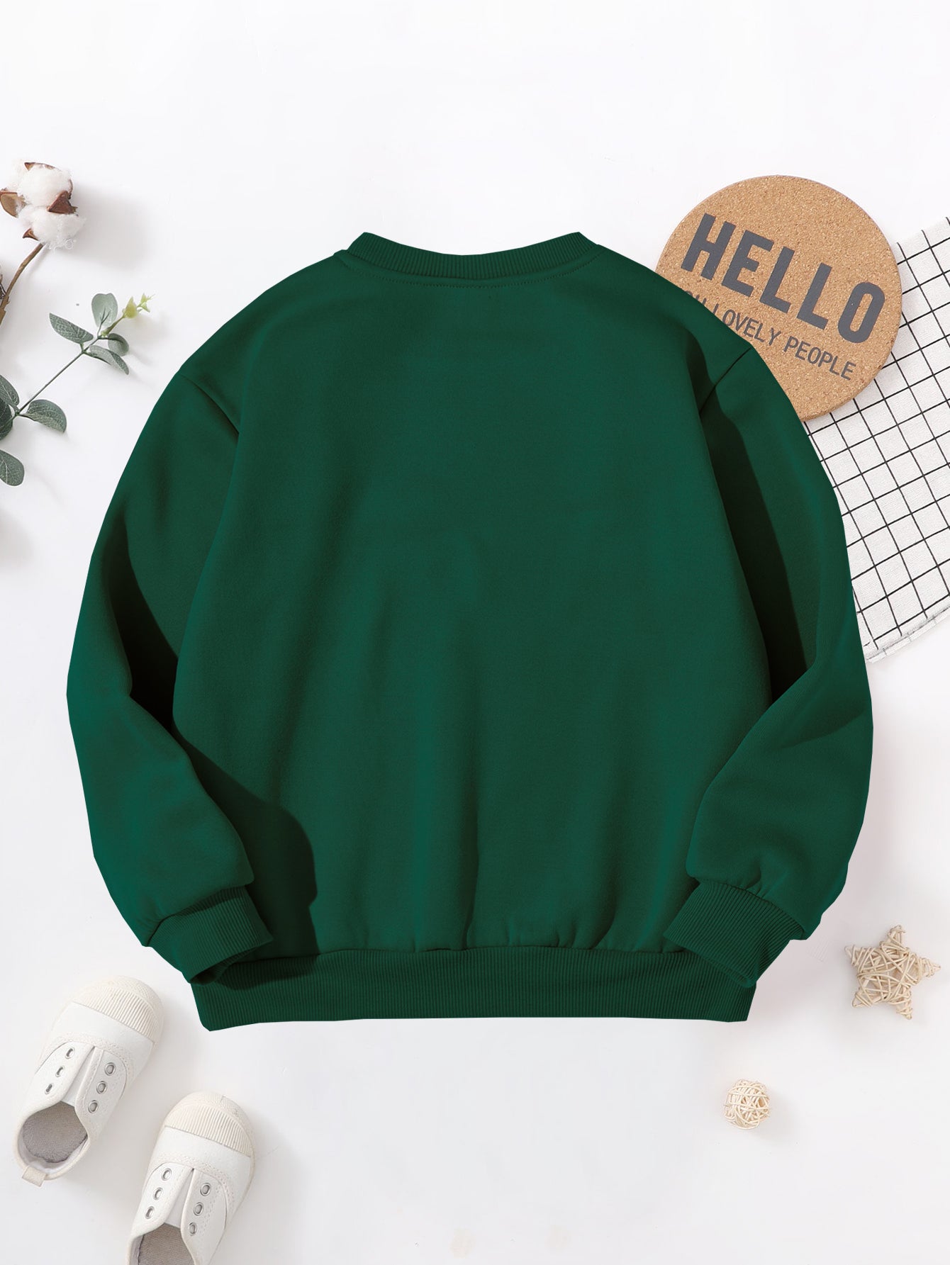 Boys' 2026 New Year Rocket & Fireworks Print Sweatshirt - Winter Warm Long Sleeve Sweater with 2026 Number Design, Casual Round Neck Pullover for Christmas & Parties ( to)