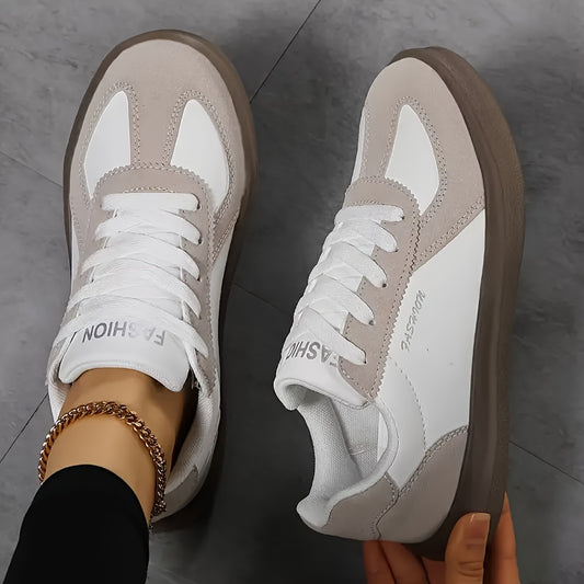 Women'S Casual Low-Top Sneakers, Breathable Lightweight All-Season Shoes, Round Toe Lace-Up with Microfiber Upper, Fabric Inner, PHYLON Sole, Fabric Insole - Versatile Sports Footwear