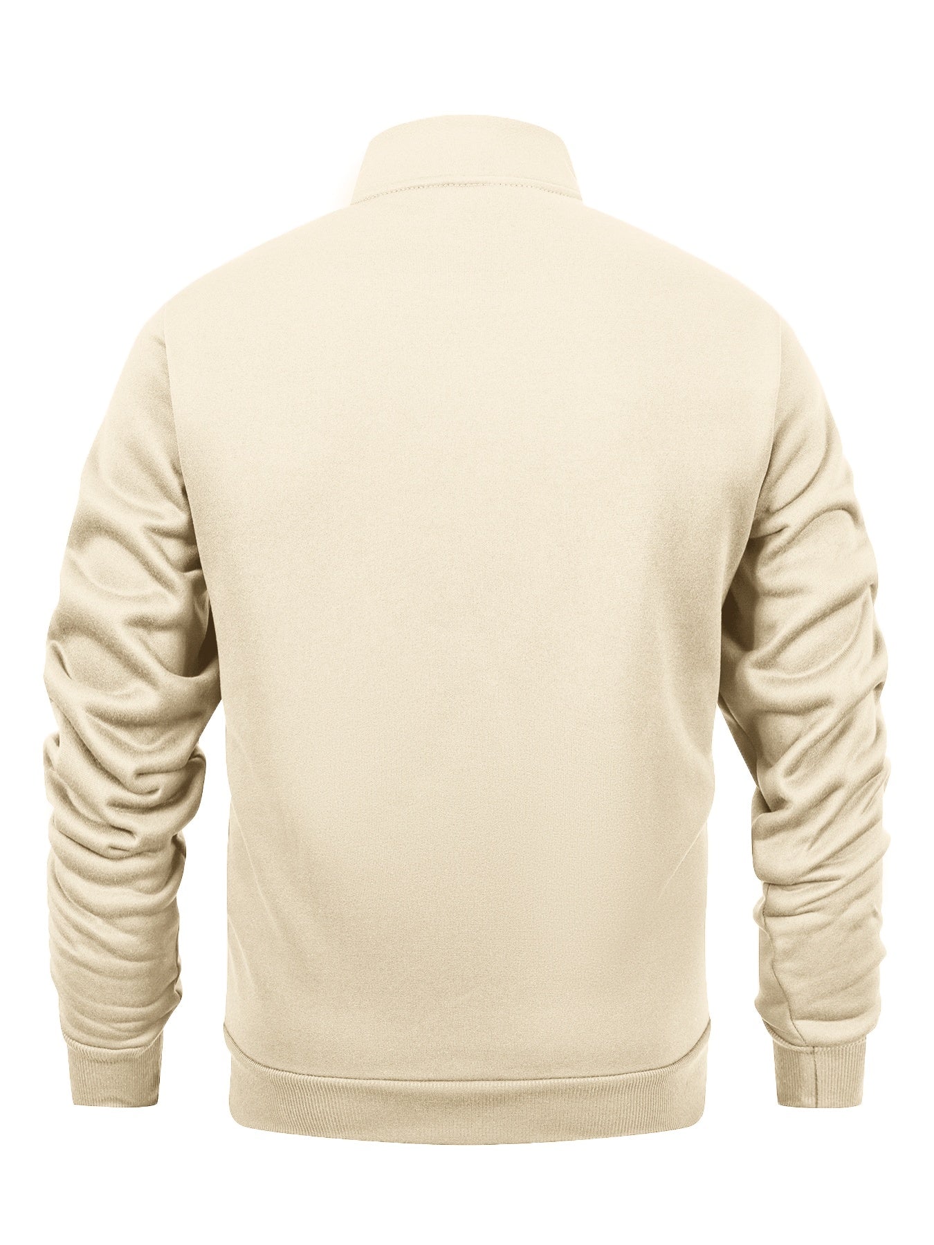 Տղամարդու միագույն բրդյա բաճկոն՝ կանգնած օձիքով, կայծակաճարմանդով, երկար թևքերով, սպորտային, առանց գլխարկի, մեծ կողային գրպաններով, հարմար է ամենօրյա կրելու, բացօթյա գործունեության, լեռնագնացության համար