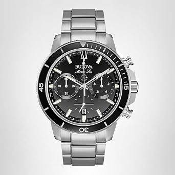 Bulova Marine Star տղամարդու չժանգոտվող պողպատից քրոնոգրաֆ ժամացույց
