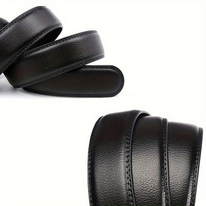 Business Men's Belt Black Automatic Buckle Fashion Belt Casual Men's Suit Belt Accessories