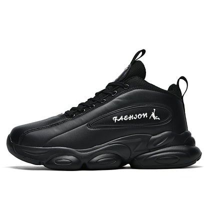Men's Lightweight Three-Color High-Top Basketball Sneakers