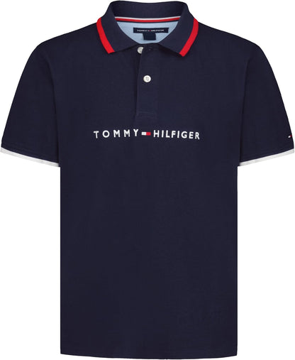 Tommy Hilfiger Boys' Short Sleeve Polo Shirt – Soft Pique Fabric