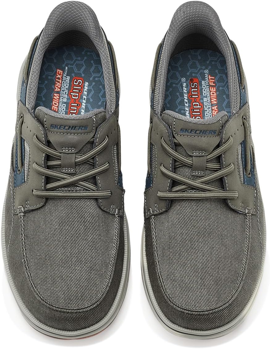 Skechers Mens Troutt Davey Vegan Slip-On Sneakers