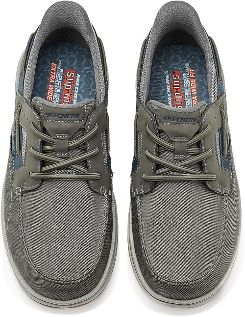 Skechers Mens Troutt Davey Vegan Slip-On Sneakers