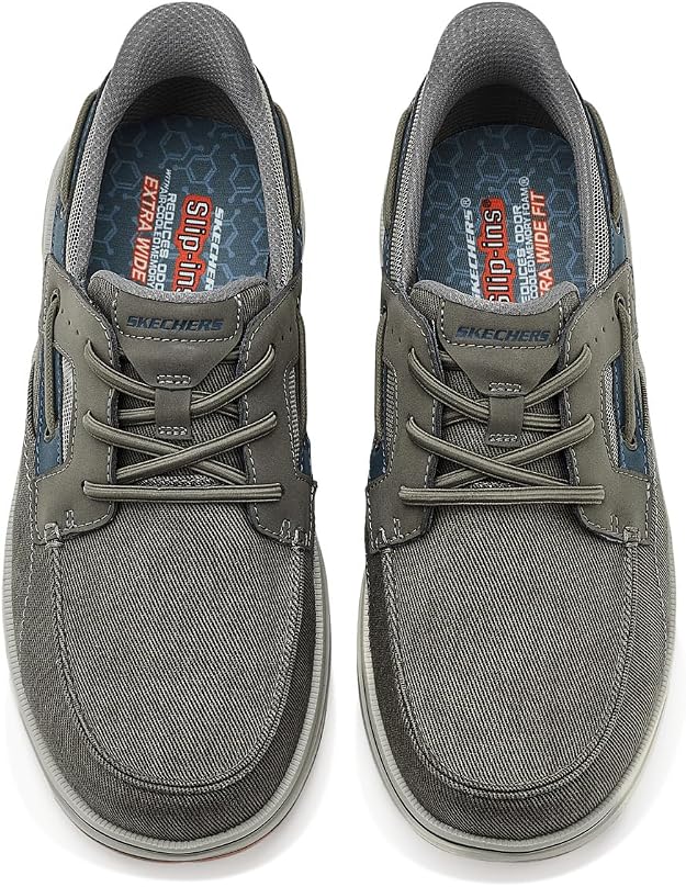 Skechers Mens Troutt Davey Vegan Slip-On Sneakers