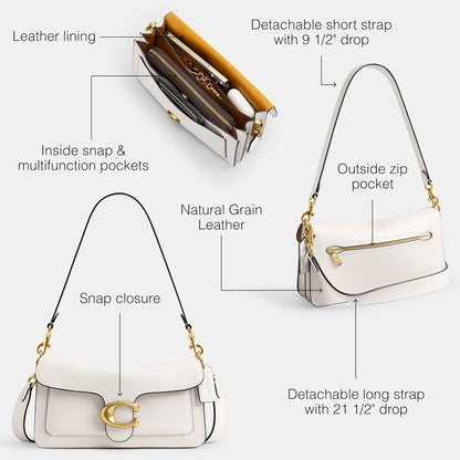 Coach Women's Soft Tabby Grain Leather Shoulder Bag