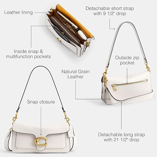 Coach Women's Soft Tabby Grain Leather Shoulder Bag