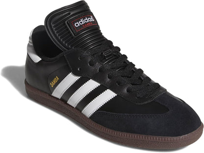 Men's Samba Classic Indoor Soccer Shoes Leather Upper