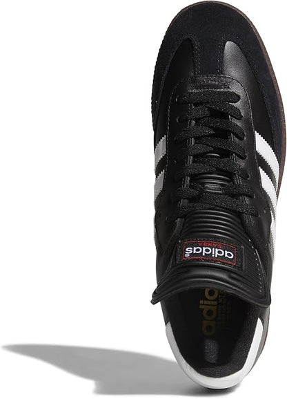 Men's Samba Classic Indoor Soccer Shoes Leather Upper