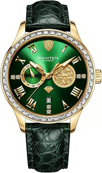 RAINTEN Men's Automatic Stainless Steel Dress Watch