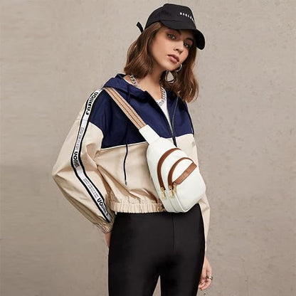 Women's Leather Sling Crossbody Bag - Travel Fanny Pack