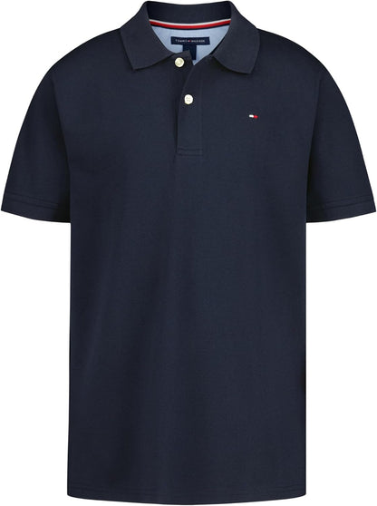 Tommy Hilfiger Boys' Short Sleeve Polo Shirt – Soft Pique Fabric