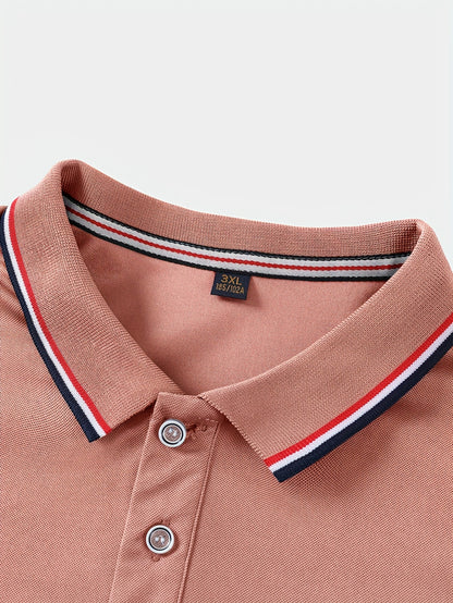 Golf Print Polo վերնաշապիկ, տղամարդու վերնաշապիկ, ամառային պատահական կարճաթև վերնաշապիկ