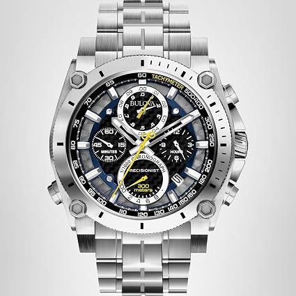 Bulova Men's Icon Quartz Chronograph Watch with Curved Crystal
