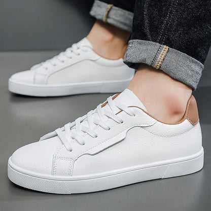 Men's Casual All-Season Sneakers with Rubber Sole and Lace-Up