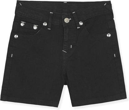Girls Denim Shorts and Graphic Tee Set for Summer Style