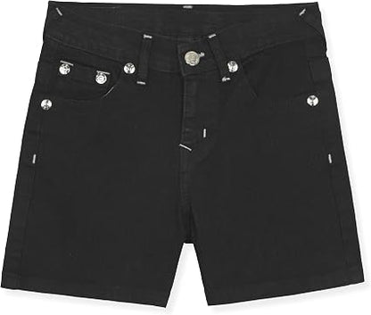 Girls Denim Shorts and Graphic Tee Set for Summer Style