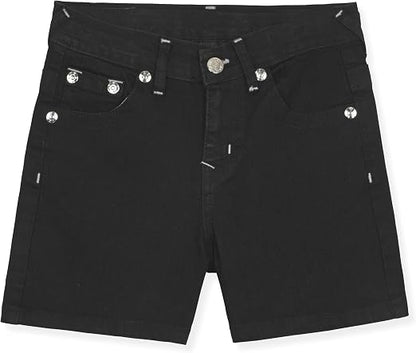 Girls Denim Shorts and Graphic Tee Set for Summer Style