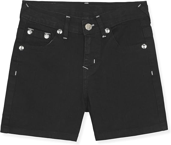 Girls Denim Shorts and Graphic Tee Set for Summer Style
