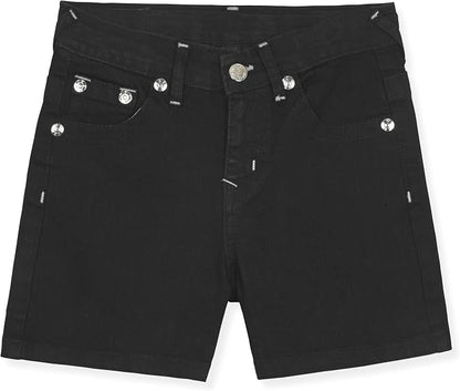 Girls Denim Shorts and Graphic Tee Set for Summer Style