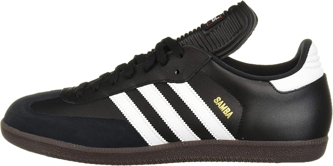 Men's Samba Classic Indoor Soccer Shoes Leather Upper