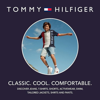 Tommy Hilfiger Boys' Short Sleeve Polo Shirt – Soft Pique Fabric
