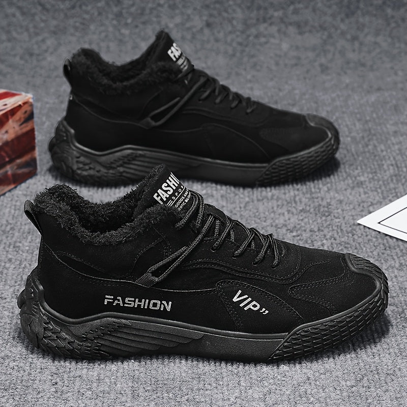 Զեղչված ձմեռային կոշիկներ, որոնք տաք են, հարմարավետ և պատված են բրդյա կտորով K2373-1