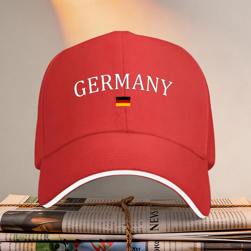 Adjustable German Flag Baseball Cap Lightweight Casual Hat
