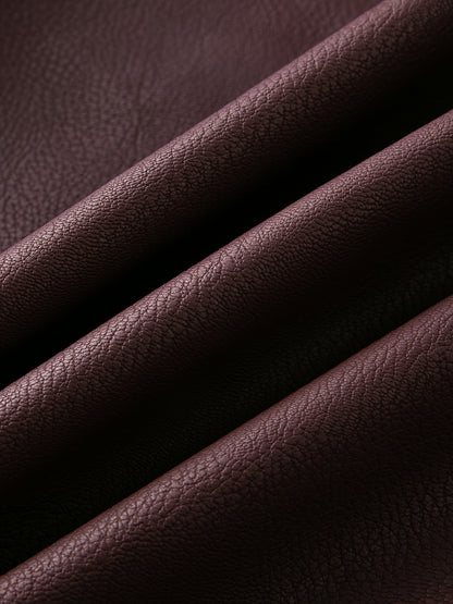 Men's Heavy-Duty Jacket - Thick Collar & Zippered Pockets, Brown/, Motorcycle-Ready Workwear Coat for Construction, Commuting - Non-Stretch Exterior & Polyester Lining - Autumn/Winter Outerwear, Casual Workwear, Embroidered D