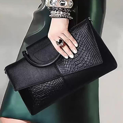 Կանացի սեքսուալ սև, կարգավորվող ժապավենով և անկանոն դիզայնով պայուսակ՝ կայծակաճարմանդով, բազմակողմանի՝ երեկույթների, հատուկ առիթների և առօրյա օգտագործման համար, անվտանգ կայծակաճարմանդով պայուսակ | Նուրբ դիզայն | Կարգավորվող ժապավենով ձեռքի պայուսակ