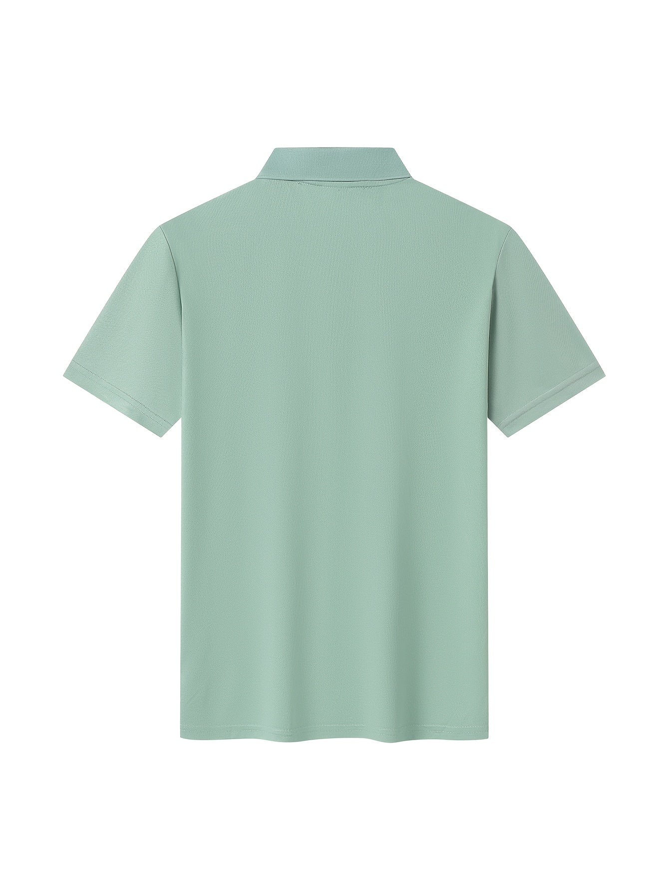 Men's Classic Solid Color Polo Shirt - Summer Casual Slim Fit