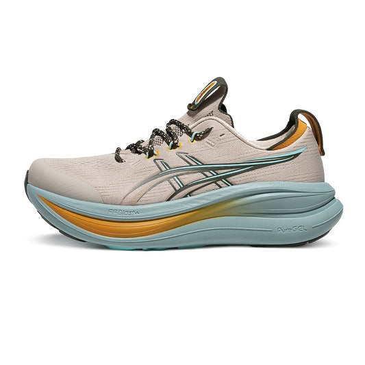 ASICS Men's GEL-NIMBUS 28 TR Running Sneakers - Light Brown Low-Top