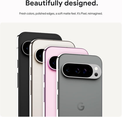 Google Pixel 9 Pro - Unlocked Android Smartphone with Gemini, Triple Rear Camera System, 24-Hour Battery, and 6.3" Super Actua Display - Hazel - 256 GB