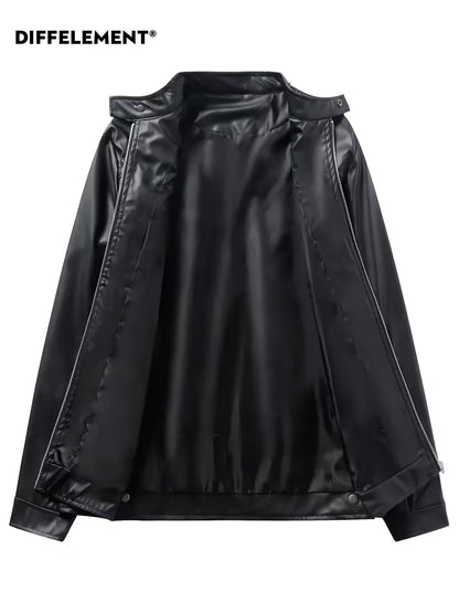 Men's Lightweight Stand Collar Windproof Softshell Jacket