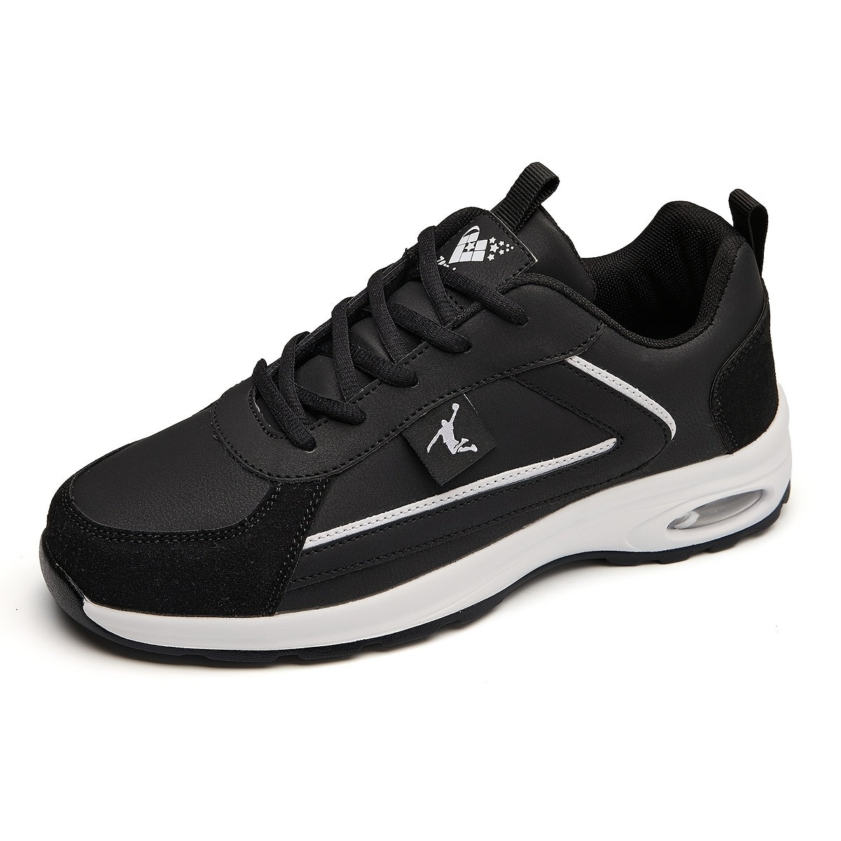 ZERJER Men'S Casual Sports Shoes | Comfortable Low-Top Lace-up Sneakers with Thick Rubber Sole, Faux & Fabric Upper, Breathable for Daily & Casual Wear, Suitable for Hiking & Outdoor Activities, Sizes 39-48