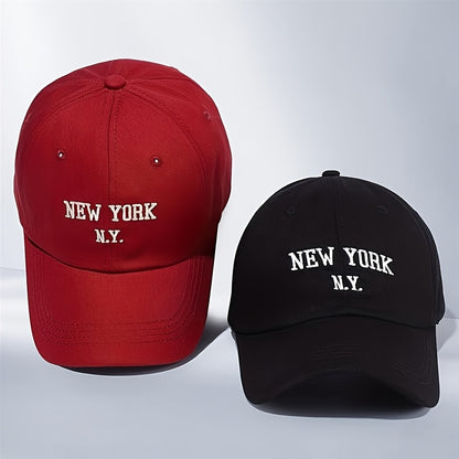 2-Pack Embroidered Baseball Caps for Men & Women, Lightweight Spring H