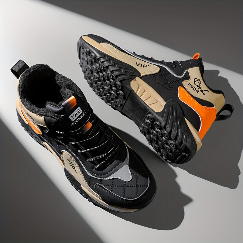 Men's Casual Sports Shoes Snow Boots with Lining Comfortable