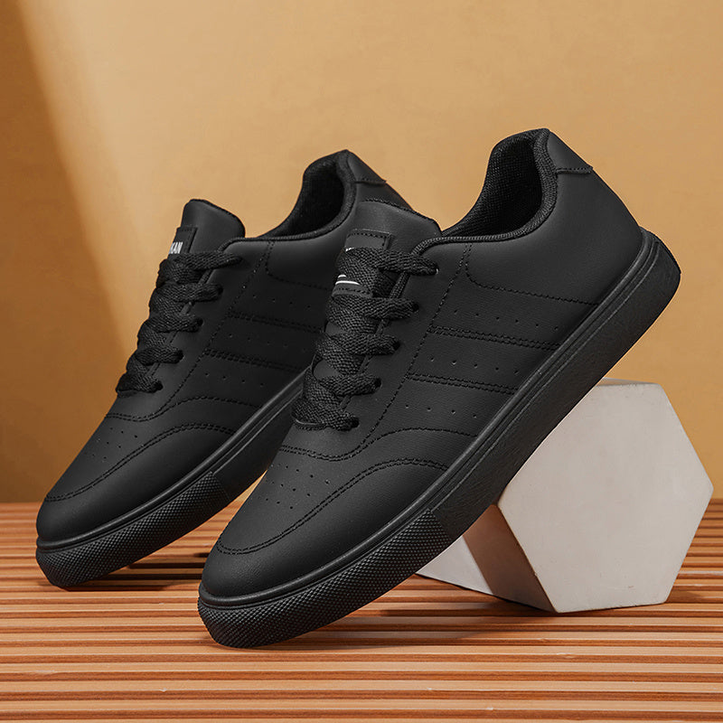 LOEIKAN New Arrival Men's Large Size Designer Casual Shoes Fashion Thick Sole Outdoor Hiking Sneakers Classic Black White Skate Shoes Comfortable Trendy Footwear Perfect Gifts for Men Him Free Shipping - ayq