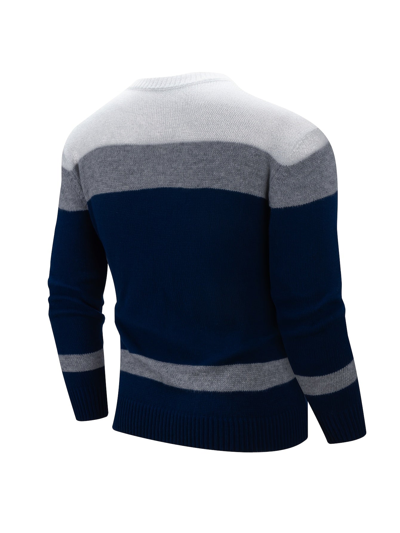 New Fashion Versatile Casual Men's Knit Pullover