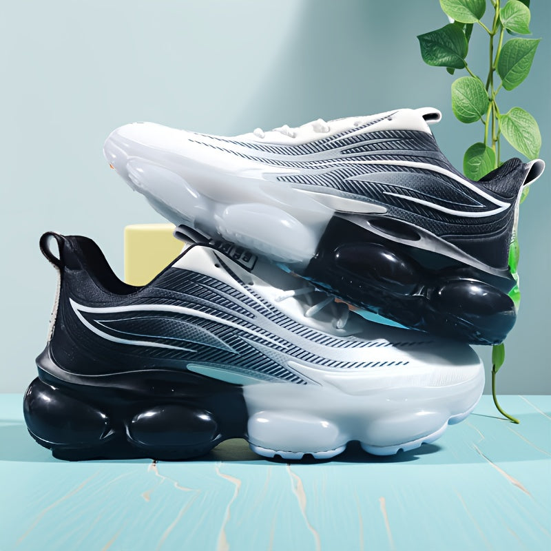 Men's Breathable Mesh Running Sneakers with Air Cushioning, Comfortable and Breathable to Wear - ayq