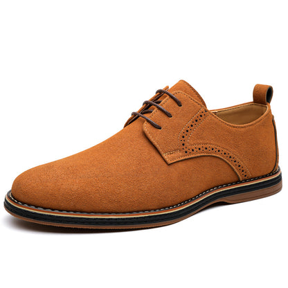 Men's Lace-Up Oxford Shoes, Casual Business, All-Season Comfort
