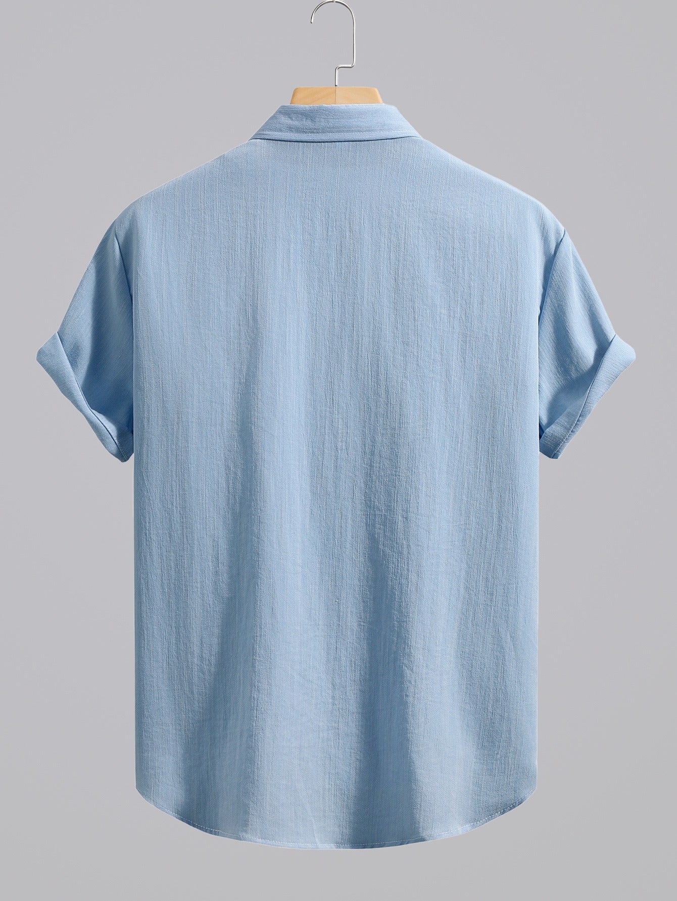 Men's Summer Casual Shirt & Shorts Set - Lightweight, Breathable