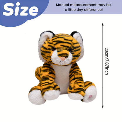 Glow-in-the-Dark Magical Tiger Plush Toy - Ultra-Soft Comfort Stuffed Animal for Youngsters, Light-Up Tiger Stuffed Animal for Bedroom Decor & Nighttime Buddy, Ideal Gift for Youngsters, Polyester, Light-Up, Tiger, Ages 3+