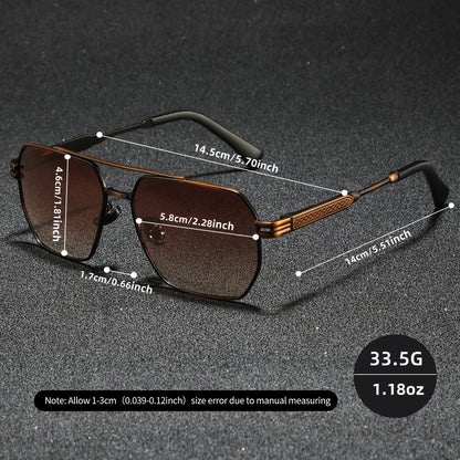 Men's Retro Oversized Polarized Sunglasses for Outdoor Sports