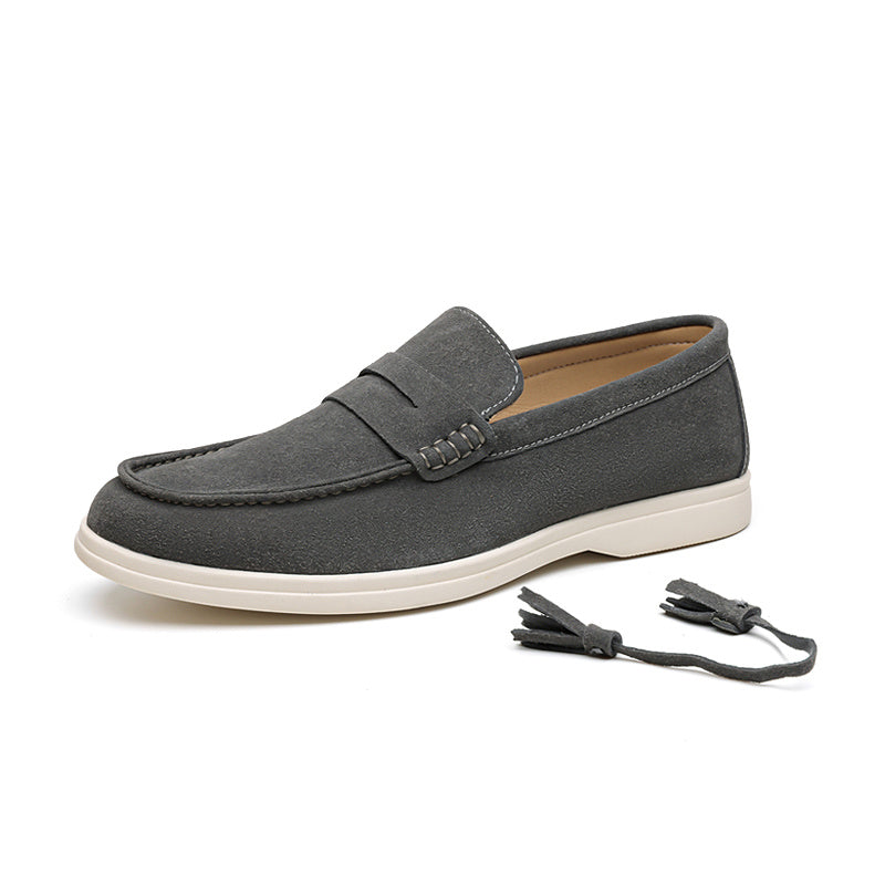 Men's All-Season Reversible Slip-On PU Dress Shoes