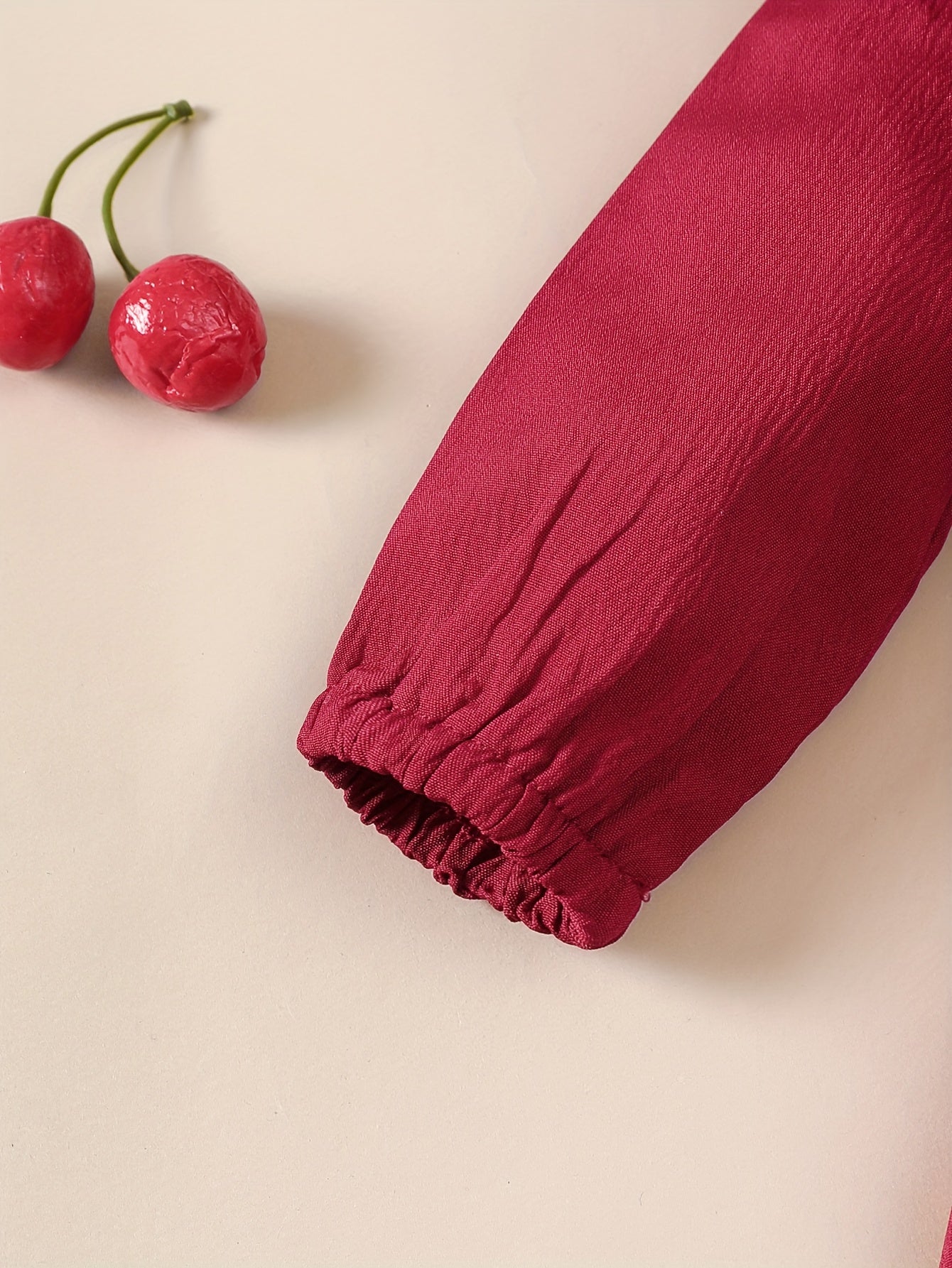 1-18 ամսական աղջիկների կարմիր զգեստ | Սուրբ Ծնունդ, Նոր Տարի, Տոնական և տոնական զգեստ գլխակապով, արքայադստեր ոճով, աշուն-ձմեռ հավաքածու, կլոր վզնոցով, երկար թևքերով, մինչև ծնկները, լայնացված եզրով